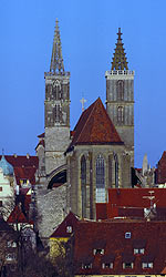 Die St. Jakobskirche in Rothenburg