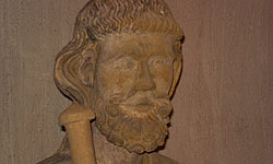 Skulptur des Jakobus im Ritterstift